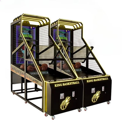 Coin Operated Indoor 60-Inch LCD Screen Electric Basketball Arcade Machine Street Basketball Crazy Shoot Basketball Machine