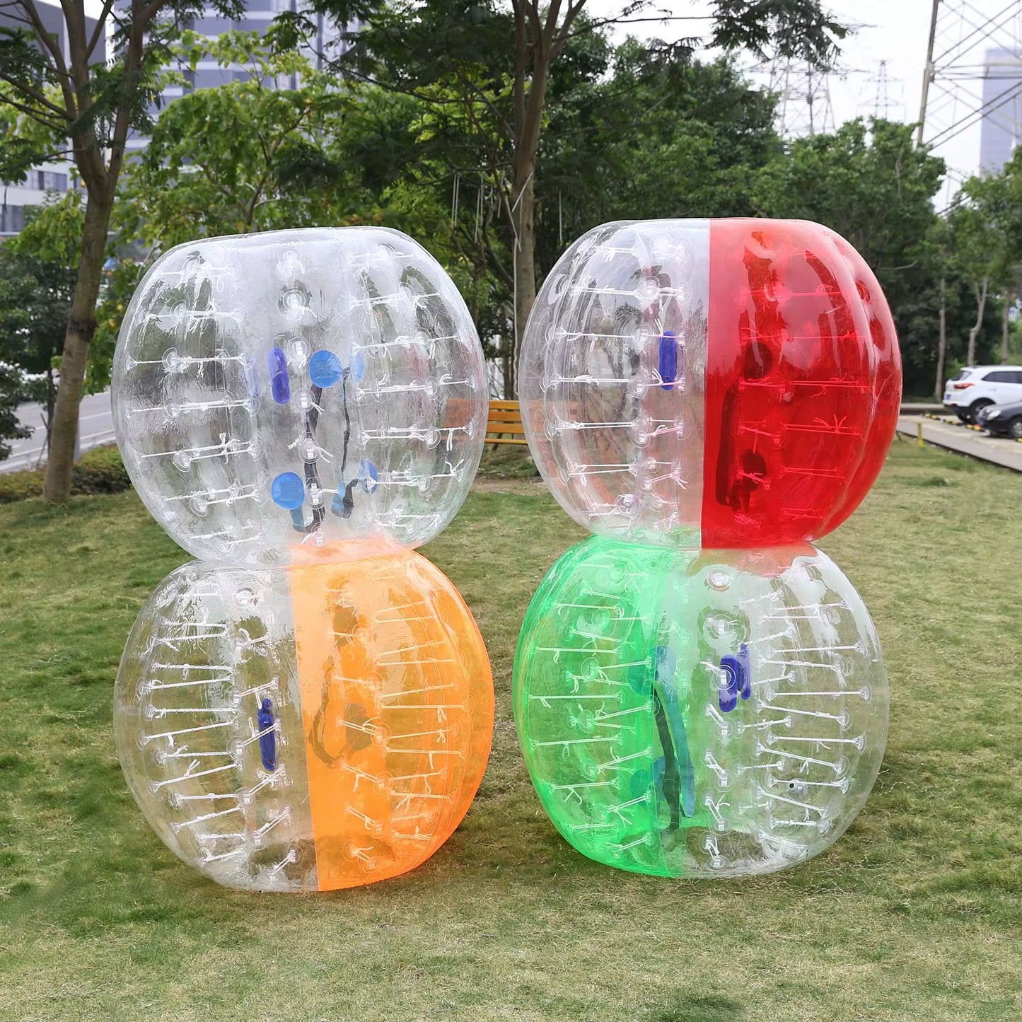 100%TPU Material Air Bubble Soccer Zorb Ball 1M Air Bumper Ball Inflatable Bubble Football,Zorb Ball for Child
