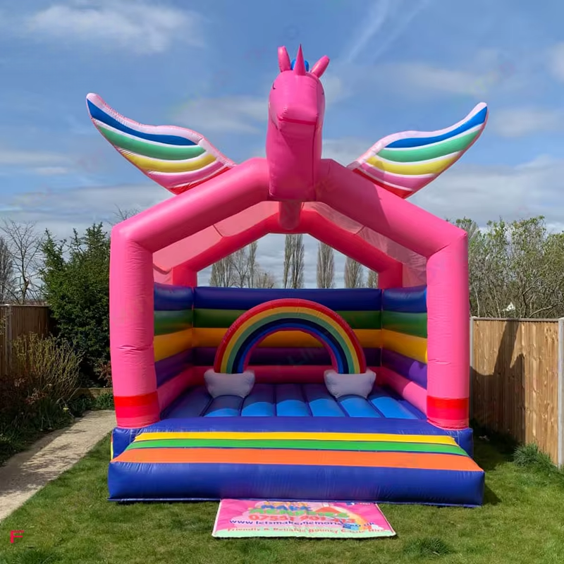 Red 4x4M Commercial Inflatable Bounce House