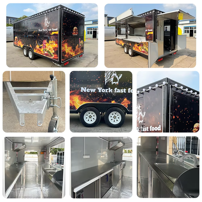 Ice Cream Cart | Pizza Coffee Kiosk | Mobile Catering Concession Trailer