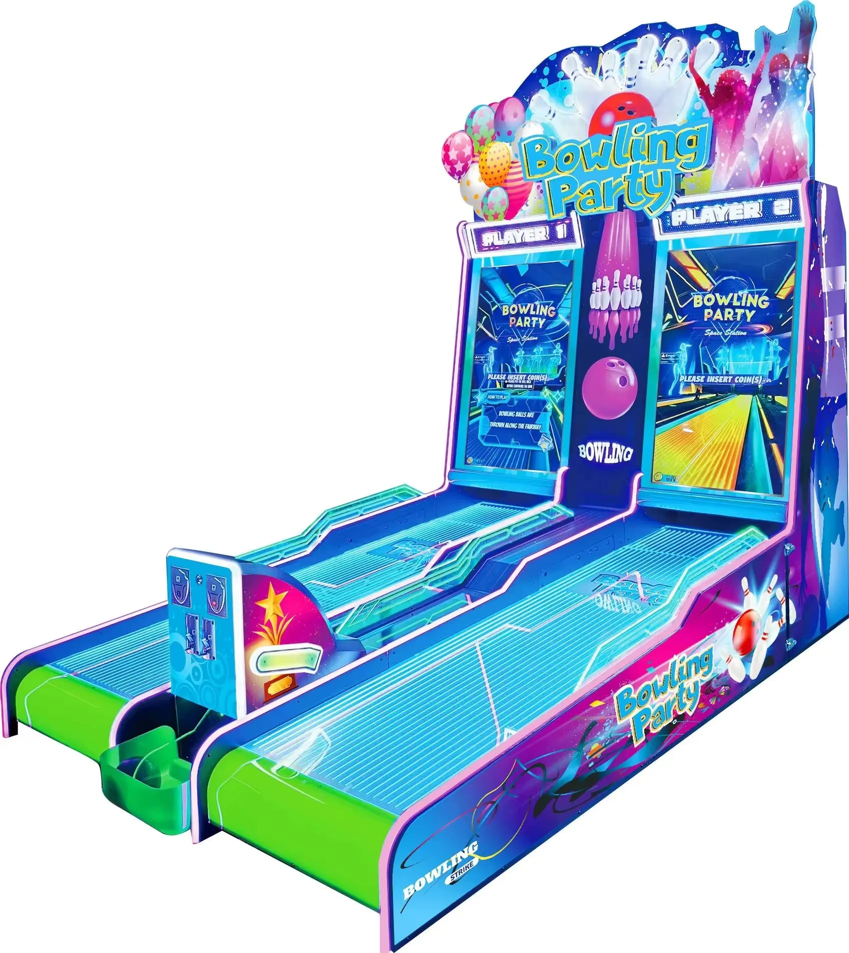 Bowling Party Game Console Slot Machine Ticket Exchange Arcade Game Sports Bowling Game Console