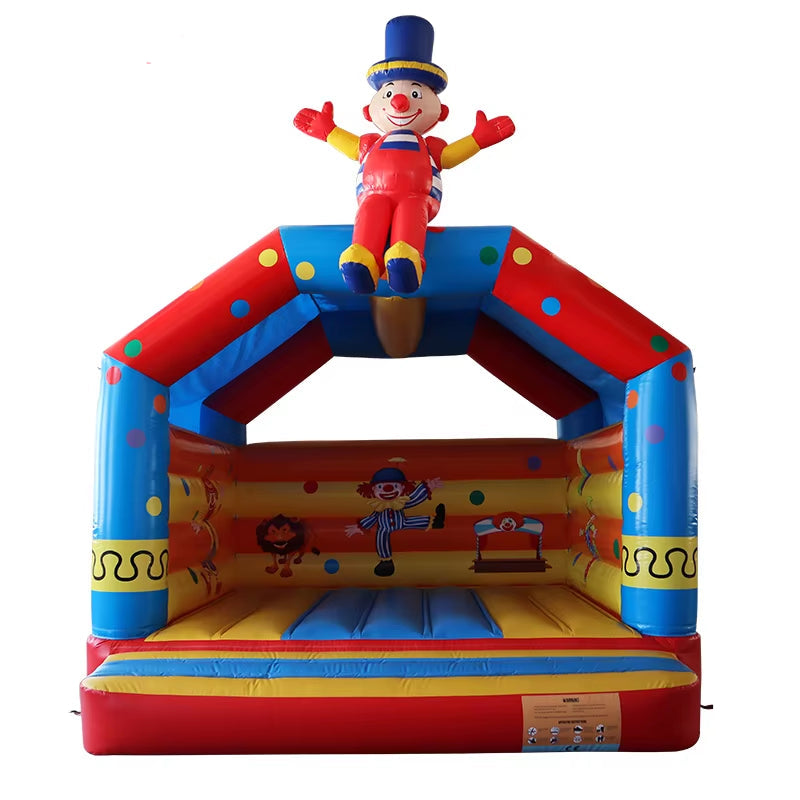 Fast Air Ship to Door, Commercial Clown Bounce House Circus Bouncy Castle Jumping Houses for Party