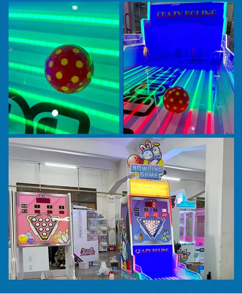 Electric Indoor Arcade Bowling Machine Low Price High Speed Equipment Bowling Machine for Sale