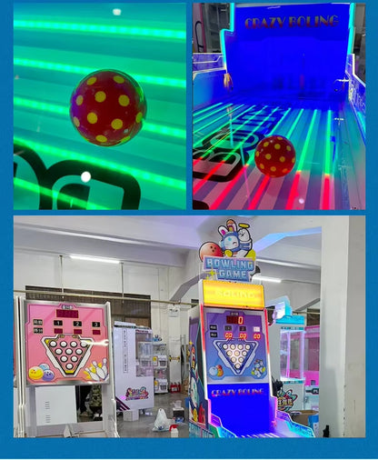 Electric Indoor Arcade Bowling Machine Low Price High Speed Equipment Bowling Machine for Sale