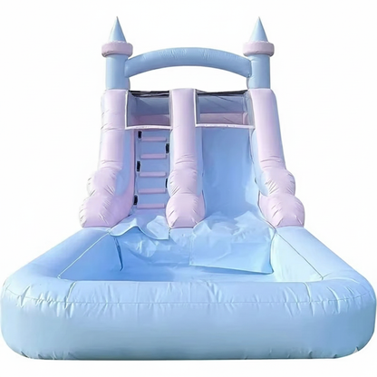 Commercial 20Ft White Inflatable Bounce House with Slide