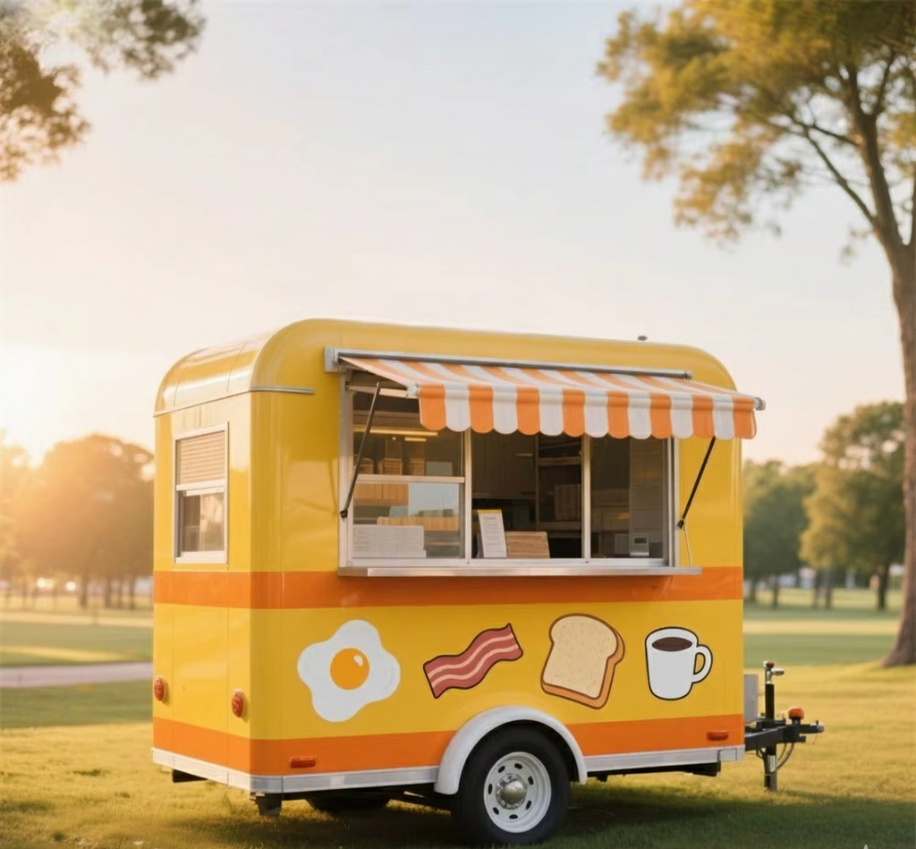 Fully Equipped Mobile Concession Food Trailer