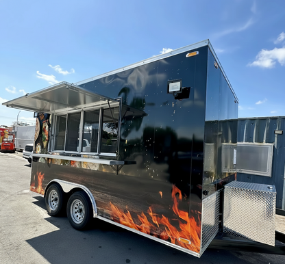 Concession Food Truck Fabrication – Mobile Coffee & Hot Dog Food Trailer