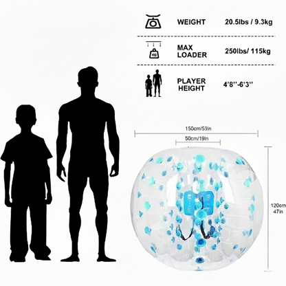 Inflatable Bumper Ball PVC 1.2M / 1.5M Diameter