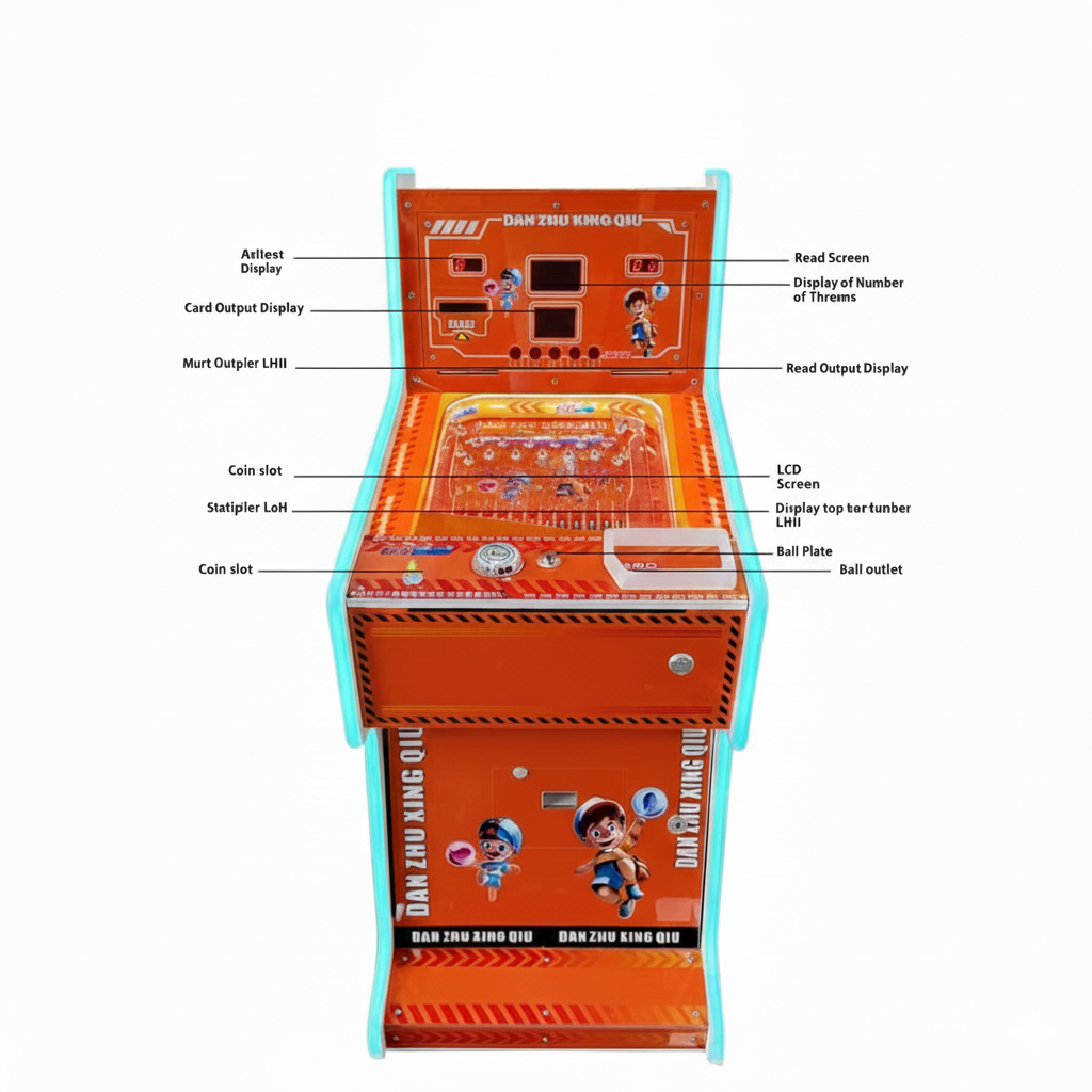 Vintage Mechanical Pinball Machine