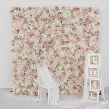 5D Romantic Flower Wall Backdrop Decor