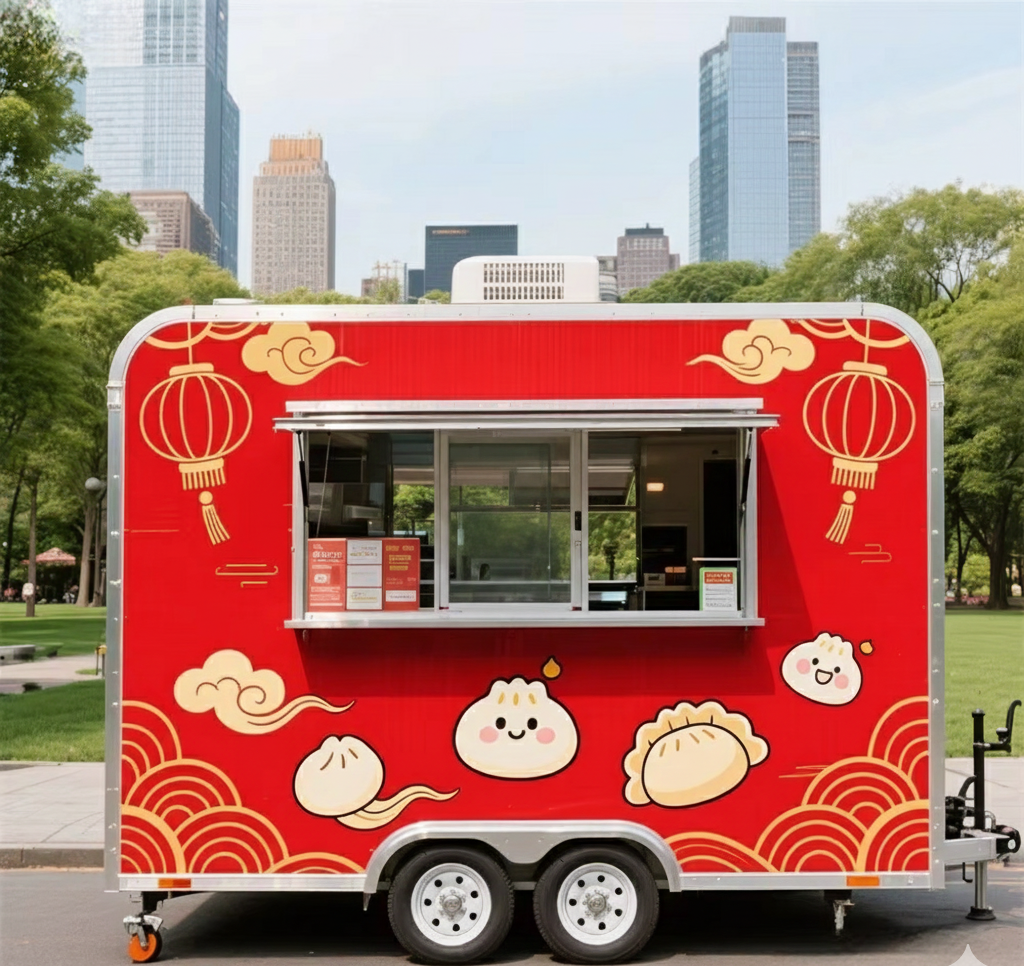 Fully Equipped Mobile Concession Food Trailer