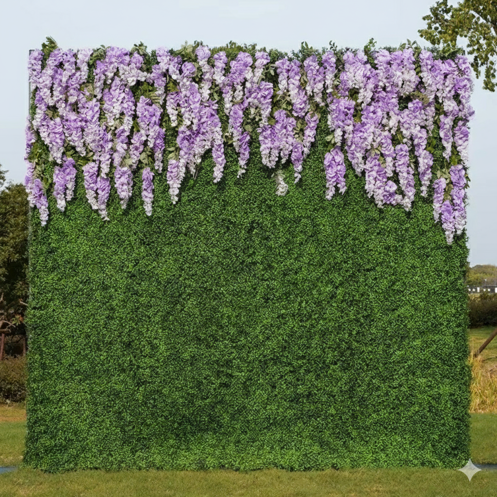 5D Red Rose Cloth Flower Wall Wedding Backdrop