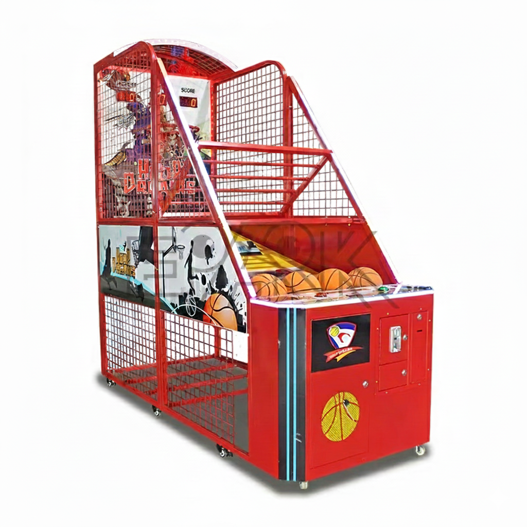 Sport Mini Youth Coin-Operated Folding Basketball Arcade Machine