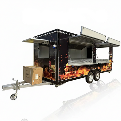 Ice Cream Cart | Pizza Coffee Kiosk | Mobile Catering Concession Trailer