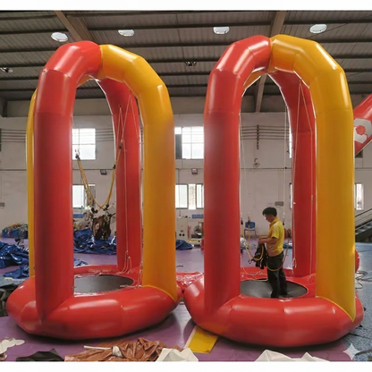 Commercial Inflatable Bungee Trampoline Game for Kids & Adults