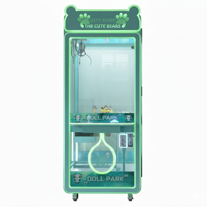 Doll Park Mini Crane Claw Machine(4-Player Stack)  – Coin Operated