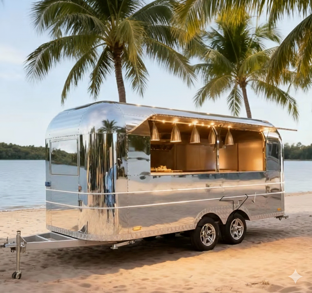 Mobile Matcha Dessert Food Cart