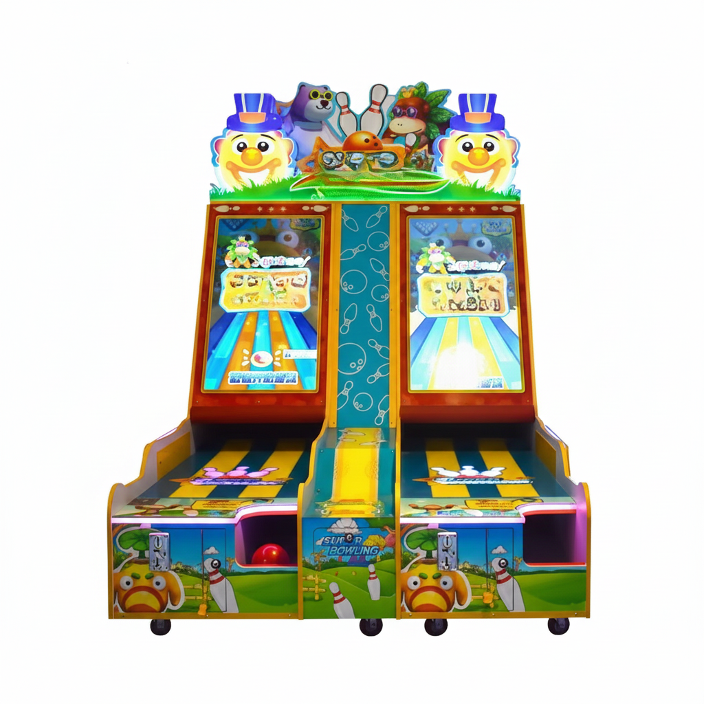 Indoor Coin-Operated Electronic Bowling Arcade Machine (2-Player)