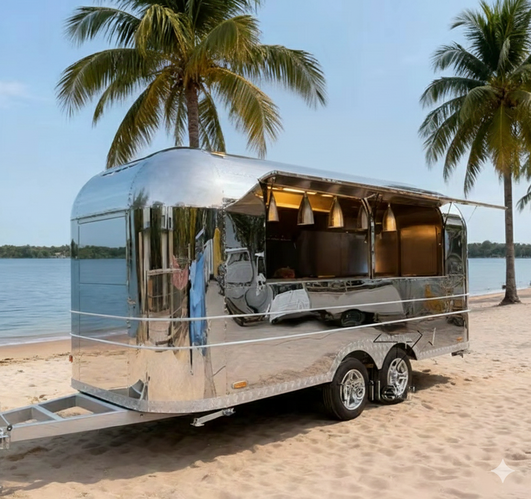 Mobile Matcha Dessert Food Cart