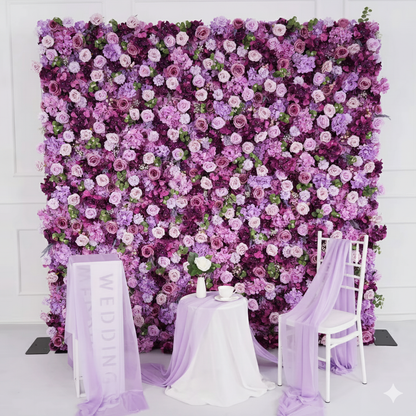 5D Romantic Flower Wall Backdrop Decor