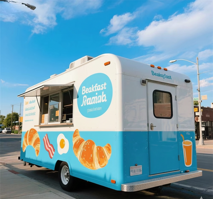 Fully Equipped Mobile Concession Food Trailer