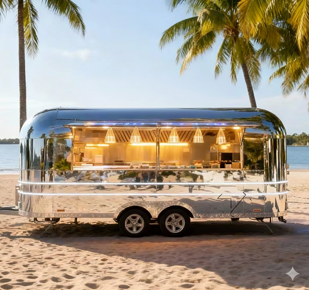 Mobile Matcha Dessert Food Cart