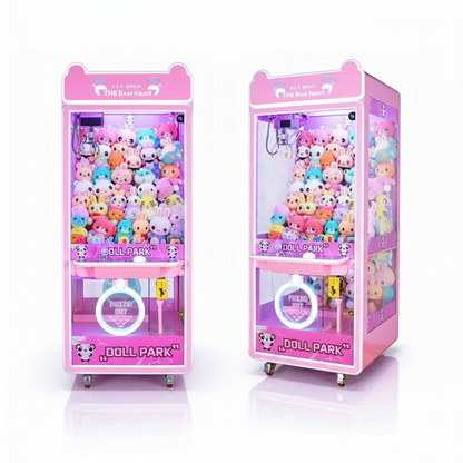 Doll Park Mini Crane Claw Machine(4-Player Stack)  – Coin Operated