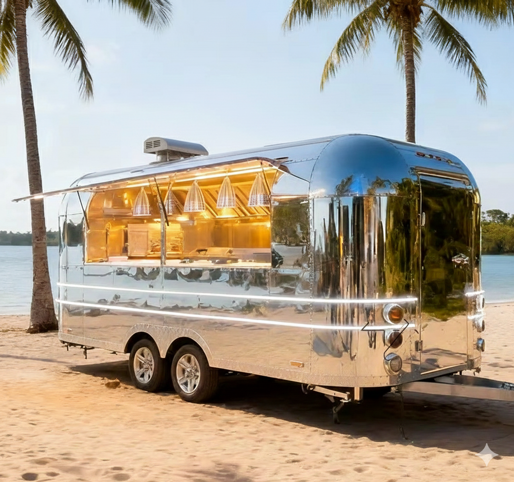 Mobile Matcha Dessert Food Cart