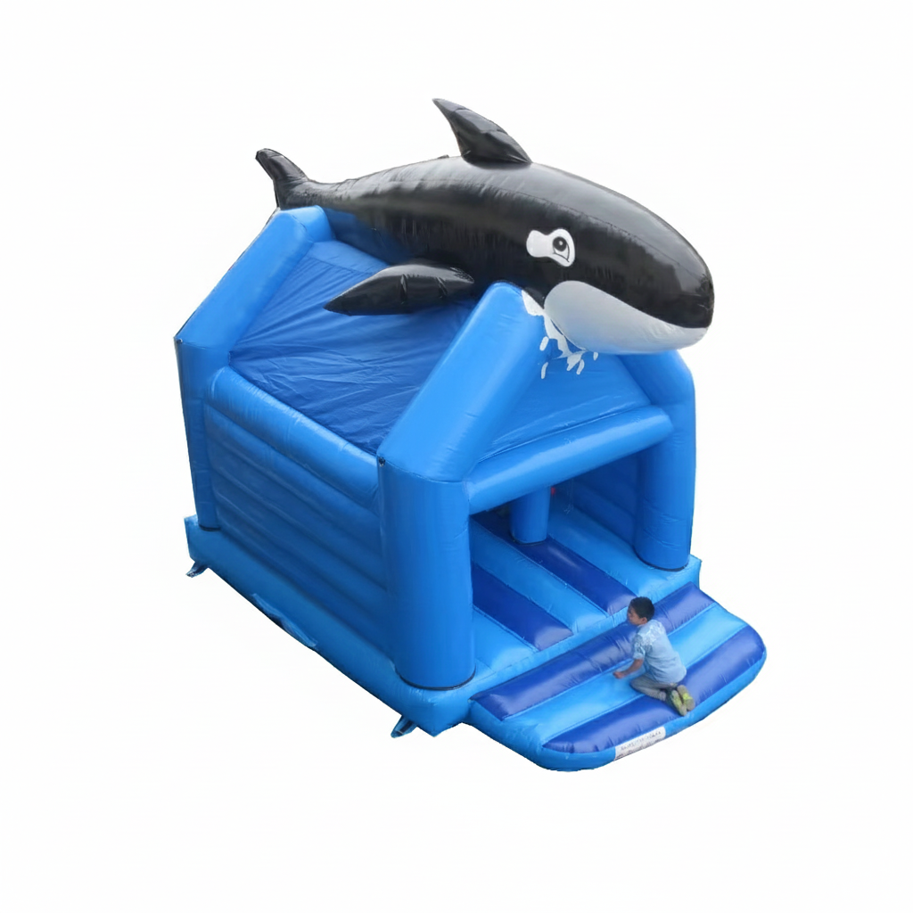 Inflatable Whale Bouncer for Kids – Giant Bounce House