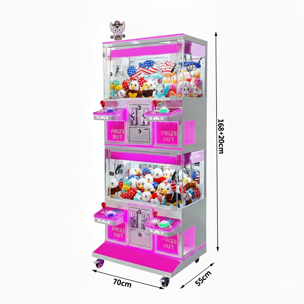 Lucky Claw Mini(4-Player Stack) – Coin Operated
