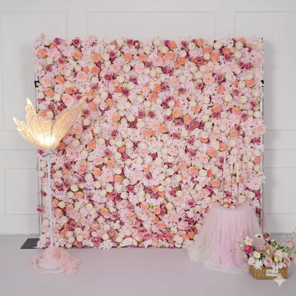 5D Romantic Flower Wall Backdrop Decor