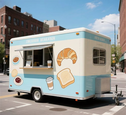 Fully Equipped Mobile Concession Food Trailer