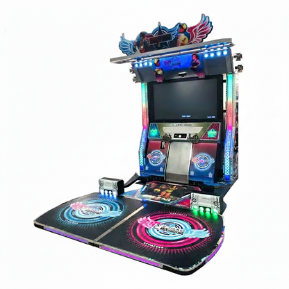 Multiplayer Rhythm Dance Battle Arcade Machine