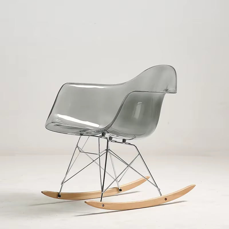 Nordic Transparent Dining Chairs Minima Chairs for Living Room Creative Portable Chair Modern Armchairs Home Furniture