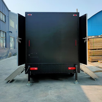Station Prefab House Portable Toilet Trailer – Luxury Outdoor Restroom & Shower Rooms