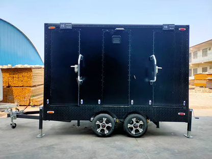 Station Prefab House Portable Toilet Trailer – Luxury Outdoor Restroom & Shower Rooms