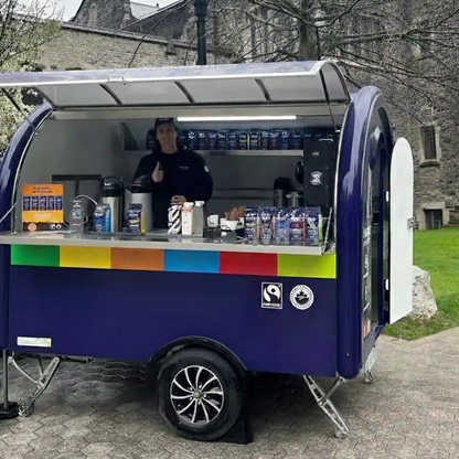 Fully Equipped Stainless Steel Mobile Food Trailer