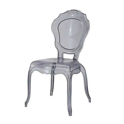 Transparent Simple Dining Chairs Creative Kitchen Furniture Household Acrylic Crystal Dining Chair Designer Palace Style Stool H
