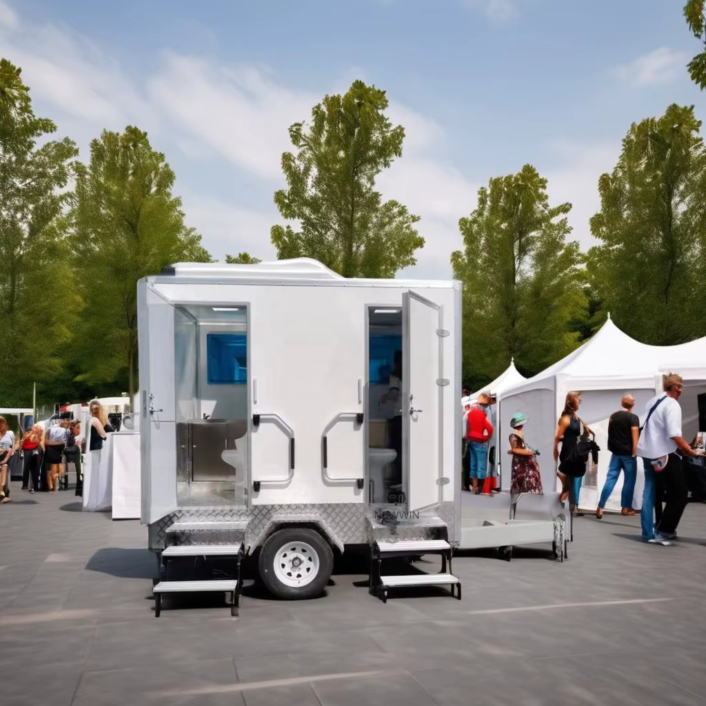 Multifunctional Portable Toilets Trailer Prefab Shower Room and Toilet for Outdoor Use