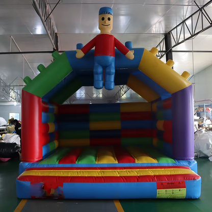 Red 4x4M Commercial Inflatable Bounce House