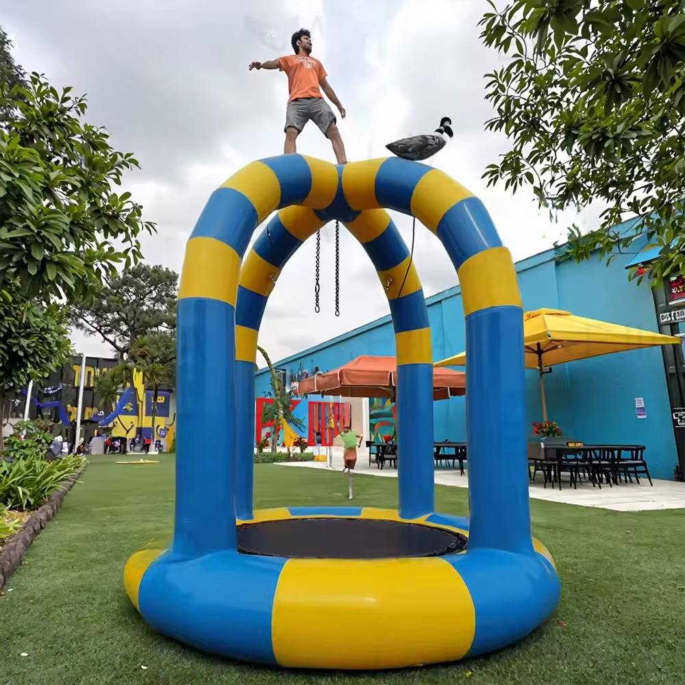 Inflatable Bungee Trampoline 3/4m Diameter for Kids & Adults