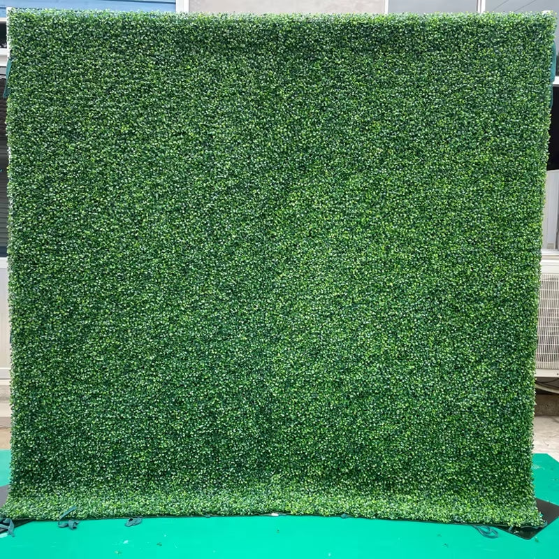 White 5D Artificial Flower Wall Wedding Rose Backdrop Fabric Floral Green Plant Wall Window Display Party Event Props Flower Row