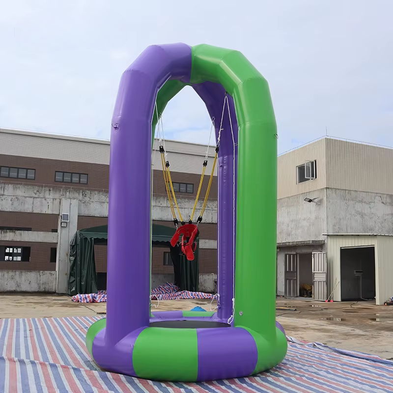 Commercial Inflatable Bungee Trampoline Game for Kids & Adults