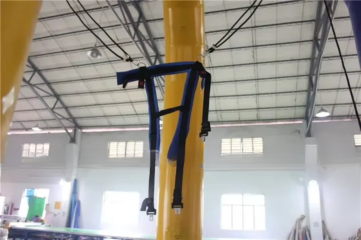 Commercial Inflatable Bungee Jumping Trampoline Game