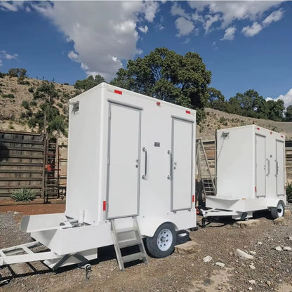 New Model Prefabricated Toilets Outdoor Toilette Camping Mobile Portable Chemical Toilet for Sale Portable Trailer