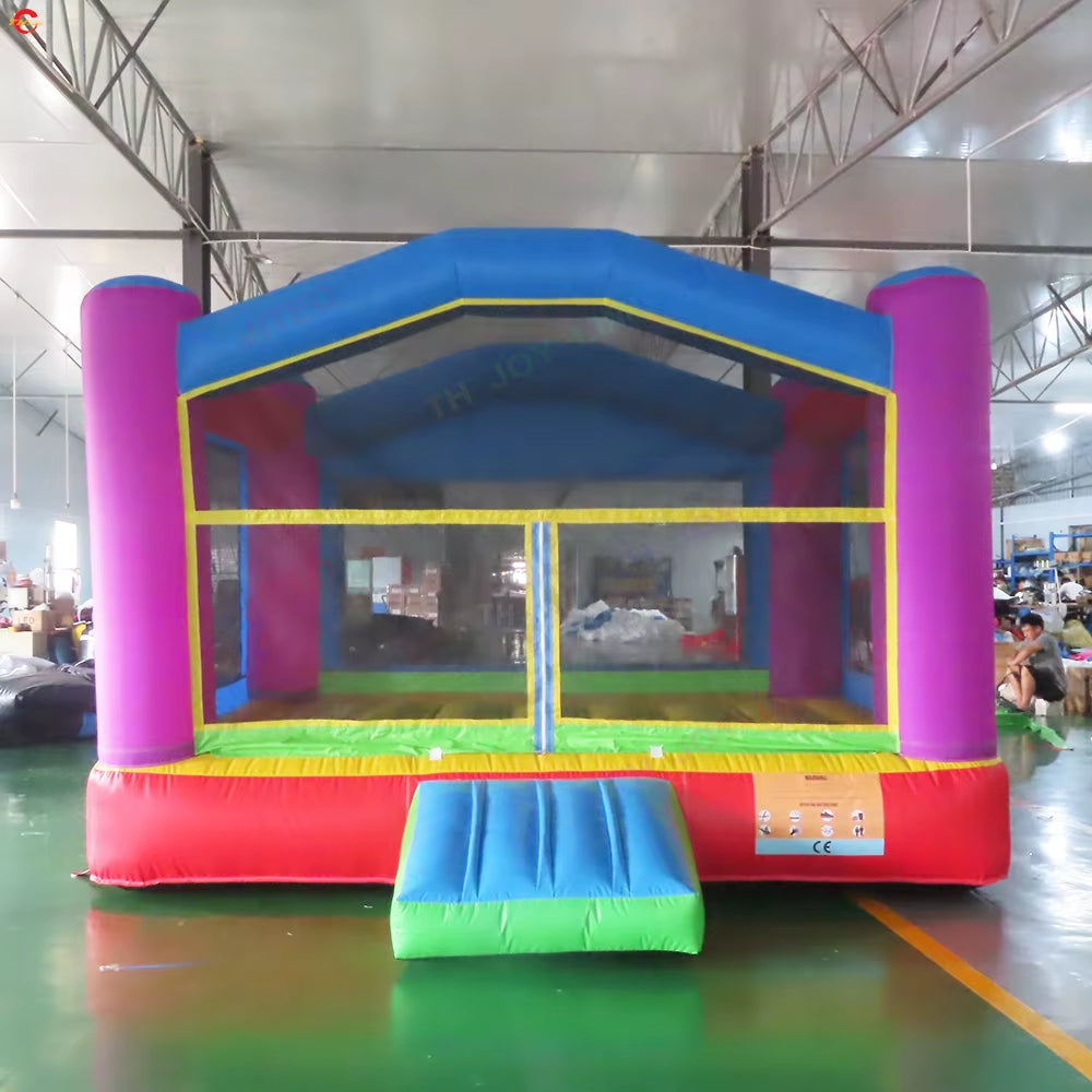 Fast Door Shipping 3M/4M Inflatable Bouncer Outdoor Party Rental Blow up Kids Bounce Castle for Sale wi Blower