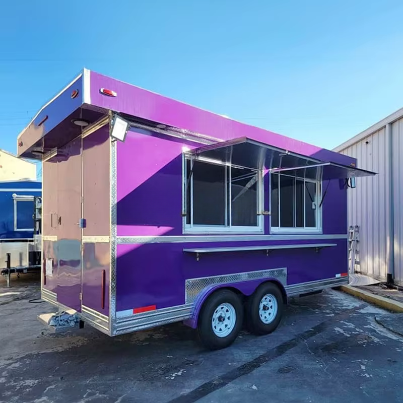 Mobile Food Truck / Food Trailer with Full Kitchen Equipment