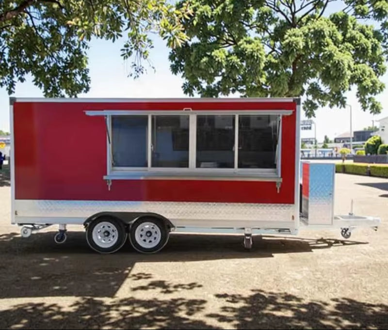 Customized Fully Catering Equipped Food Trailer with Kitchen Gear for USA Hot Dog Vending Use