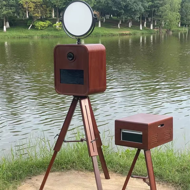 Studio Interactive Camera, Wedding Corporate Event, Self-Service Photo Booth, Retro Style