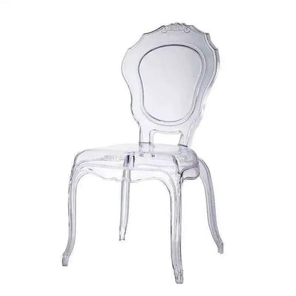 Transparent Simple Dining Chairs Creative Kitchen Furniture Household Acrylic Crystal Dining Chair Designer Palace Style Stool H